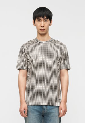 Nyomott mintás póló - black