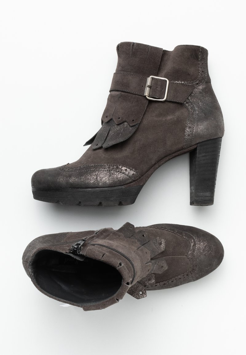 Paul Green Bottines à plateau - brown