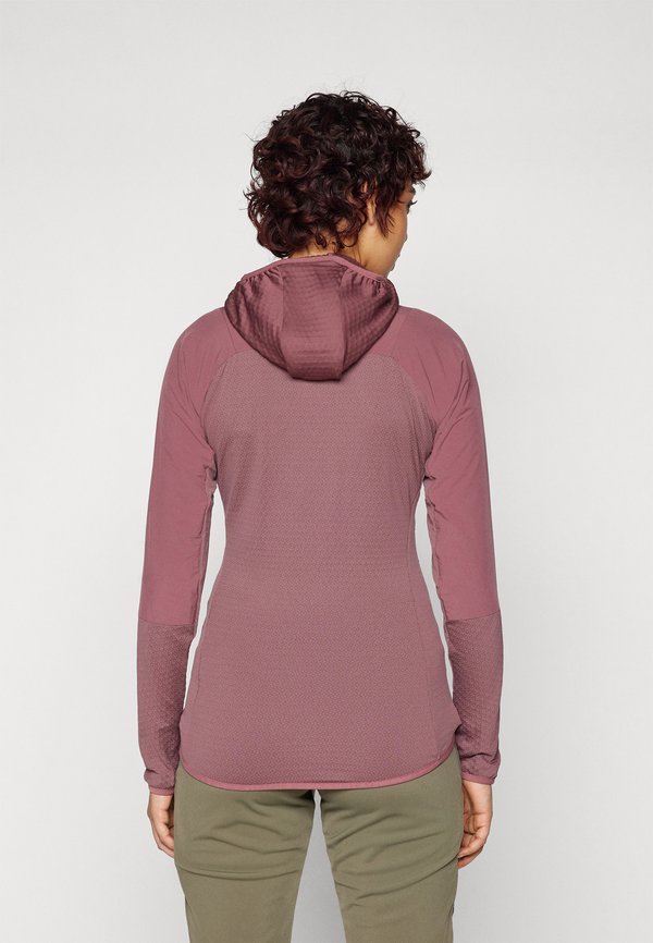 TECHROCK HOODED WIND JACKET - Fleece jacket - quiet crimson4