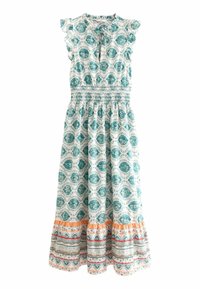 Next TALL - REGULAR FIT - Maxikleid - white blue