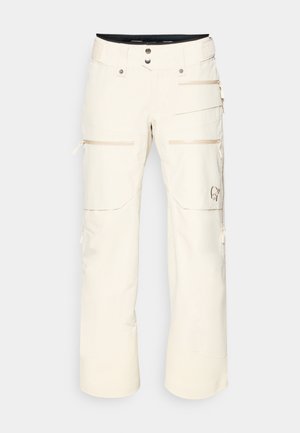 Norrøna LOFOTEN INSULATED PANTS - Pantaloni da sci - oatmeal