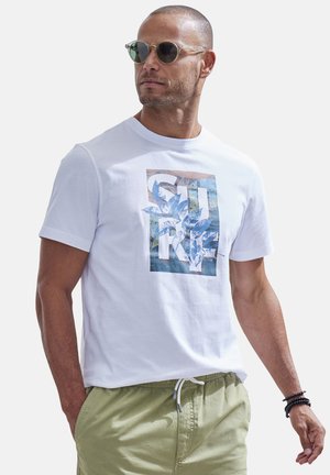 john devin Print T-shirt - weiß