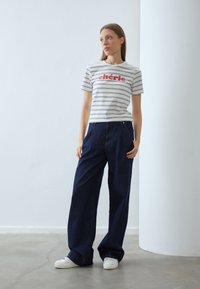 Anna Field T-shirt med print - white