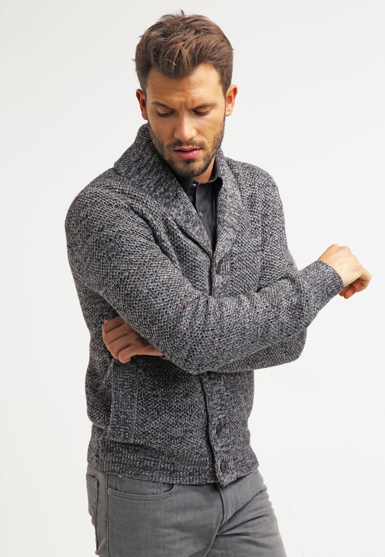 Pier One - Cardigan - dark grey melange, Forstør