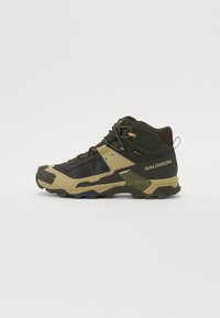 X ULTRA 5 MID GTX - Outdoorschoenen - peat/gray green/blue nights