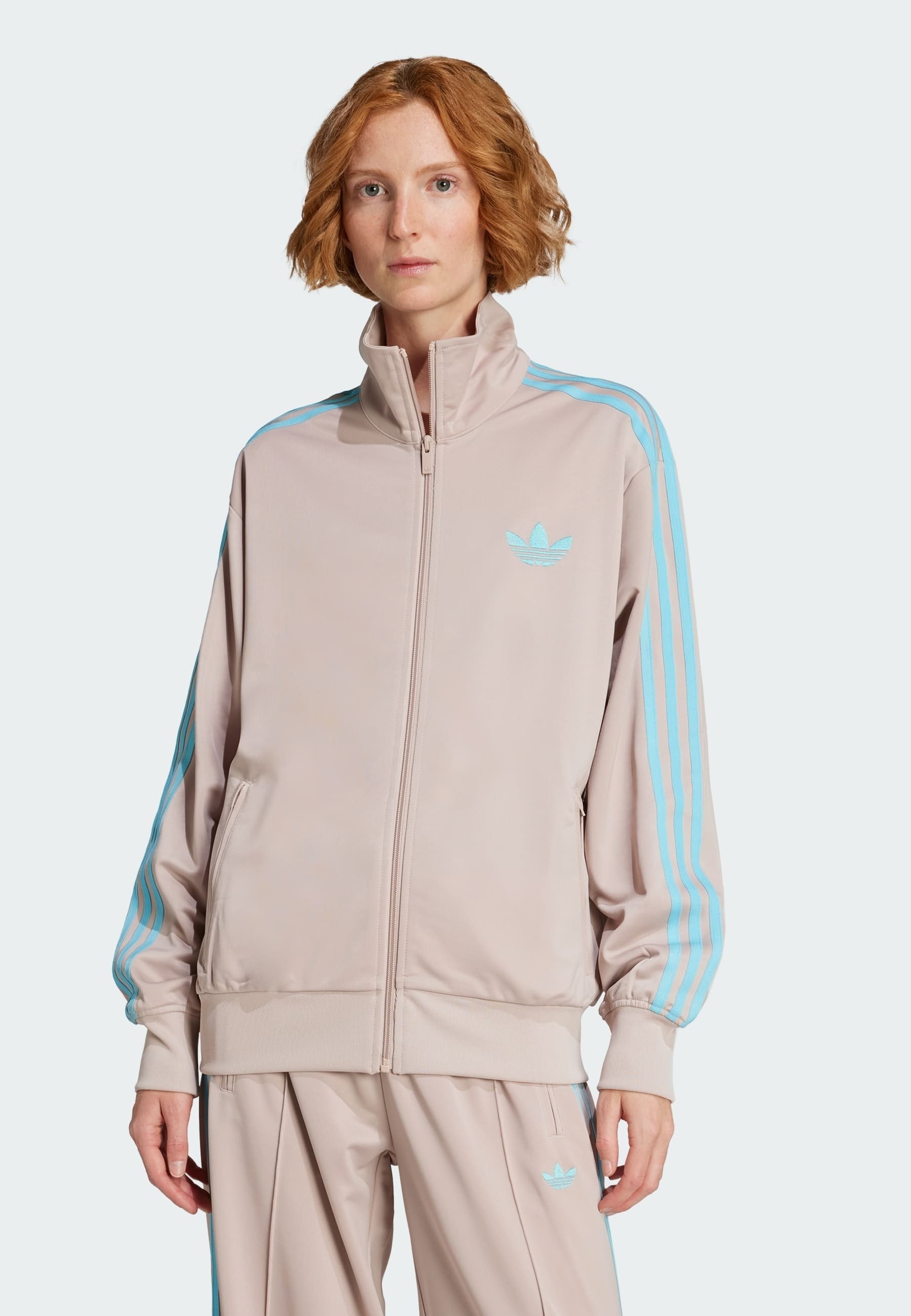 adidas Originals FIREBIRD TT - Training jacket - taupe blue glow 