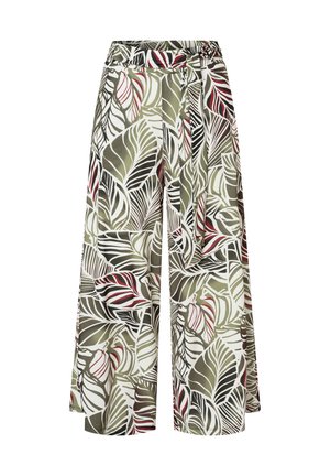 More & More, MORE & MORE WEITE, SOMMERLICHE 7/8-SCHLUPFHOSE - Trousers - big leaves print