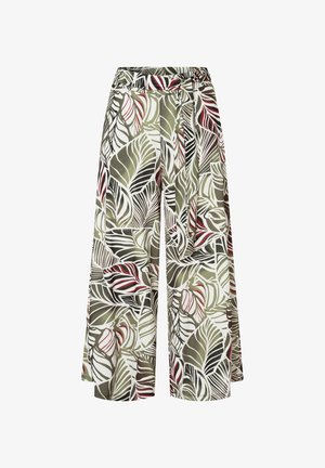 More & More, MORE & MORE WEITE, SOMMERLICHE 7/8-SCHLUPFHOSE - Stoffhose - big leaves print