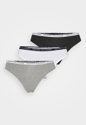 Tommy Hilfiger 3P - Trusser - medium grey htr/white/black