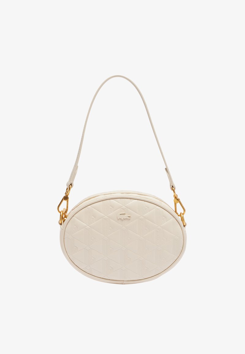 Lacoste SHOULDER - Sac à main - bone white
