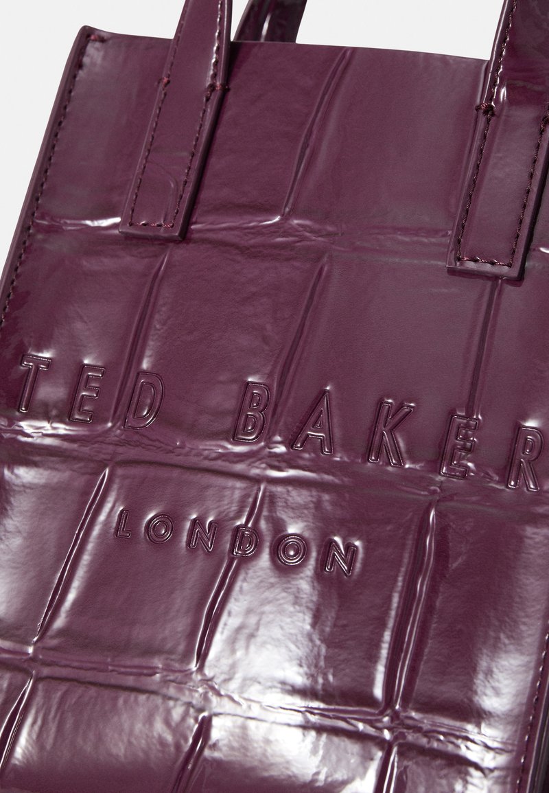 Ted Baker GATOCON EFFECT MINI ICON BAG Kabelka maroon