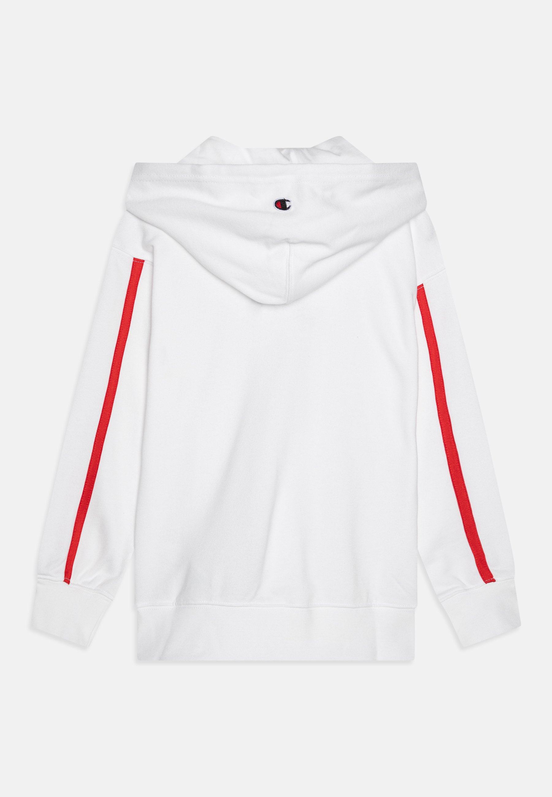 Champion BASKETBALL INSPIRED HOODIE WITH LARGE PRINT - Sweatshirt - white/ red/white - Zalando.co.uk