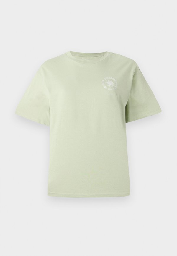 PARADISE CALLING TEE - Print T-shirt - pistachio3
