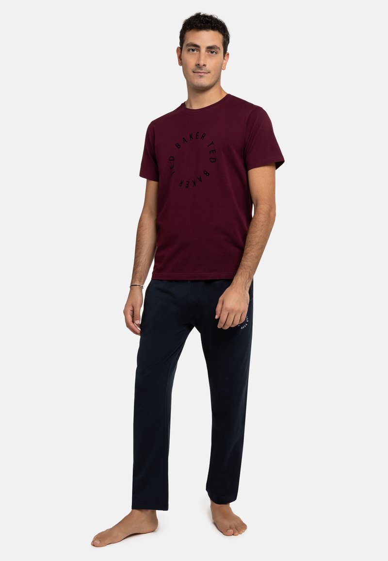 Herren Pyjamas | Ted Baker Nachtwäsche Set rot - MC88051 Herren Pyjamas | Ted Baker Nachtwäsche Set rot - MC88051