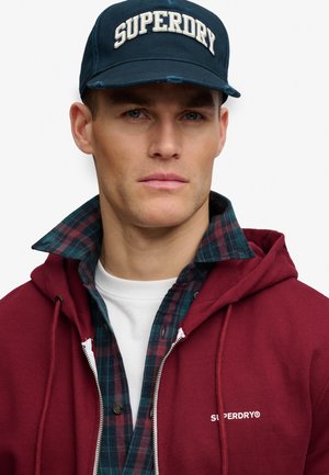 Superdry & Co, SUPERDRY VARSITY LOGO TRUCKER CAP.. - Gorra - deep navy ecru