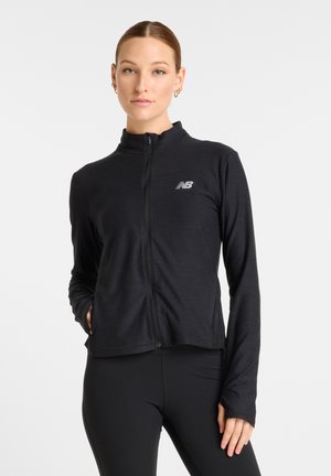 SPACE DYE FULL ZIP - Treningsjakke - black heather