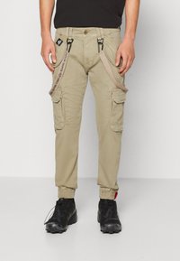 Alpha Industries - UTILITY PANT - Kargopüksid - vintage sand Väikepilt 1