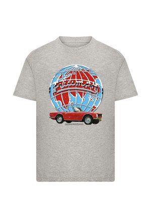 Print T-shirt - heather grey