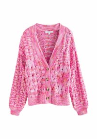 Next BRIGHT SPACEDYE  - Kardigan - pink