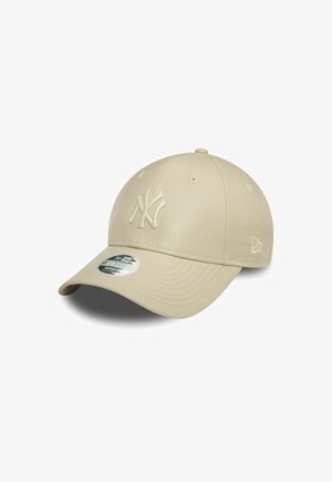 New Era 9FORTY KUNSTLEDER NY YANKEES - Cap - beige
