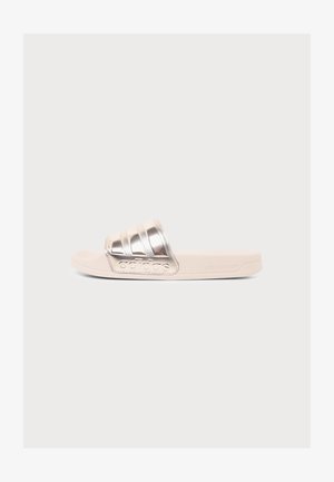 adidas Sportswear LETTE SHOWER SLIDES - Badesandaler - champagne met/putty mauve