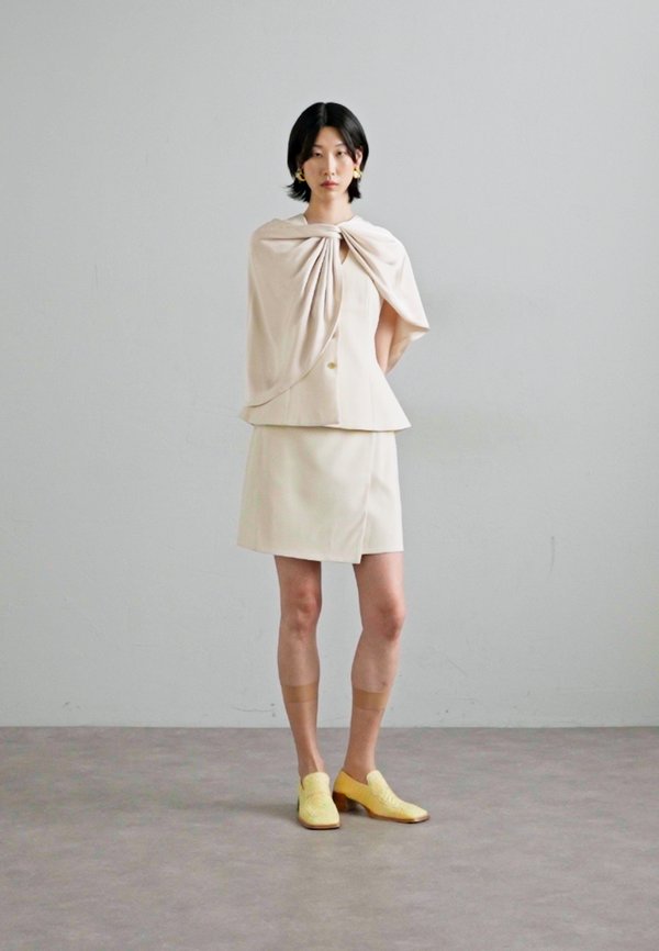 PINLOS - Scarf - oyster gray4