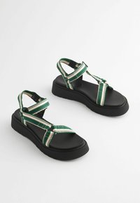 Next WEBBING CHUNKY - REGULAR FIT - Sandale - green ecru