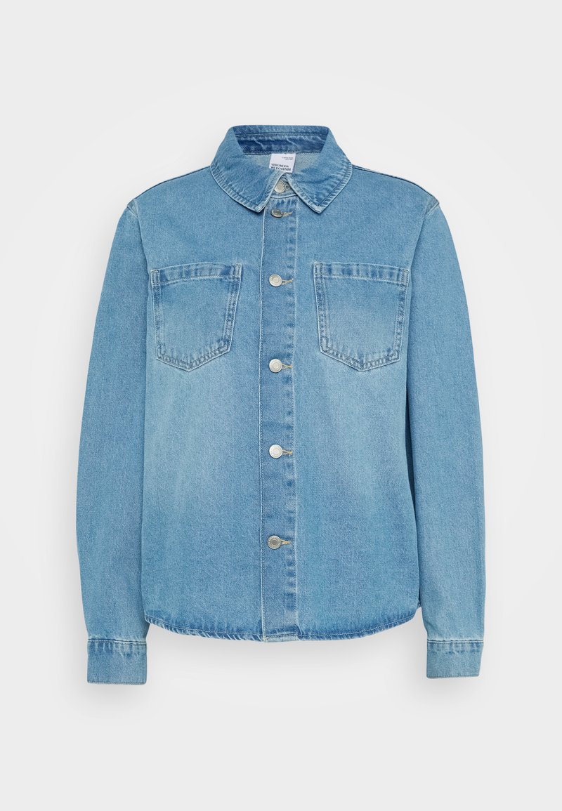Vero Moda Tall Overhemdblouse lichtblauw denim