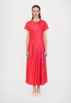 ADRIANA DRESS - Vapaa-ajan mekko - sunset bamboo scarlet/rose