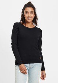 Oxmo - OXEDDA - Strickpullover - Pulóver - black Miniatűr kép 1