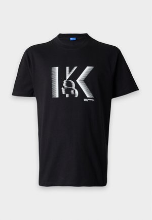 Karl Lagerfeld Jeans, LOGO TEE - T-shirt print - black