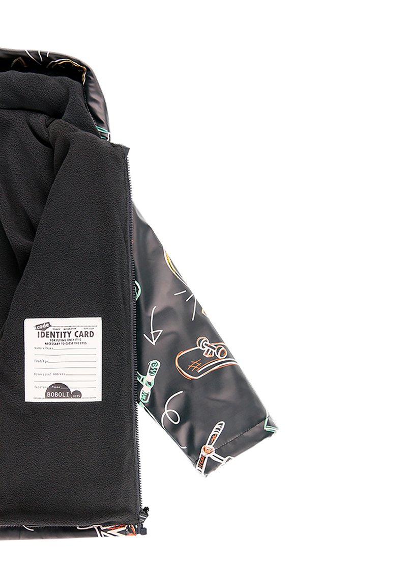 Kinder Jacken | Boboli Regenjacke / wasserabweisende Jacke print/schwarz - PK80841 Kinder Jacken | Boboli Regenjacke / wasserabweisende Jacke print/schwarz - PK80841