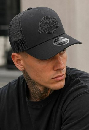 New Era, 9SEVENTY TRUCKER   LOS ANGELES LAKERS - Cap - charcoal
