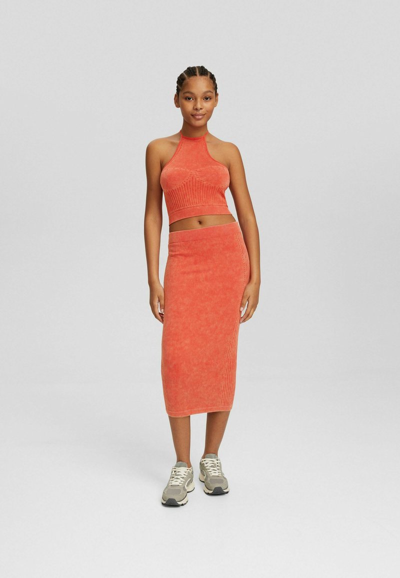 Bershka Top rood Bershka Top rood