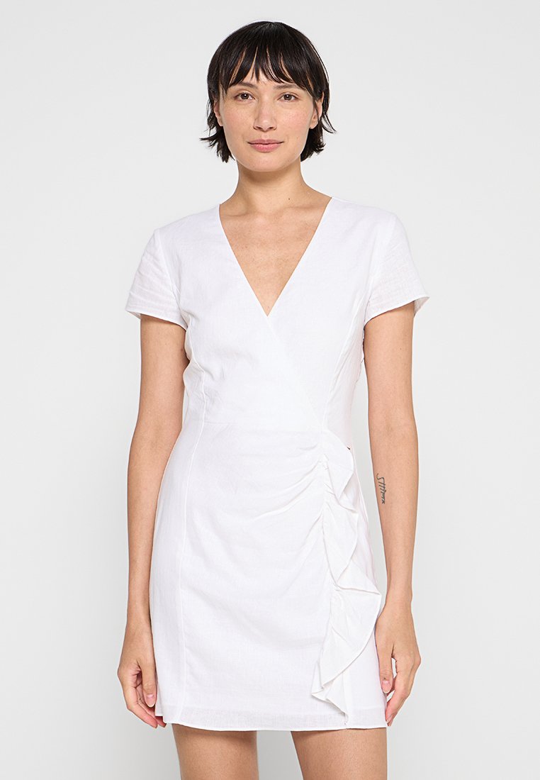 Armani Exchange Jurk wit
