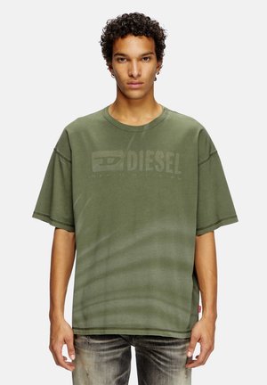 T-Shirt print - olive green