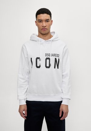 DSQUARED2 ICON COOL FIT HOODIE - Sweatshirt - white