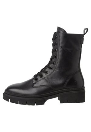 Platform ankle boots - black