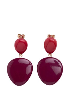 SNOWDROP - Náušnice - pink - dark freesia