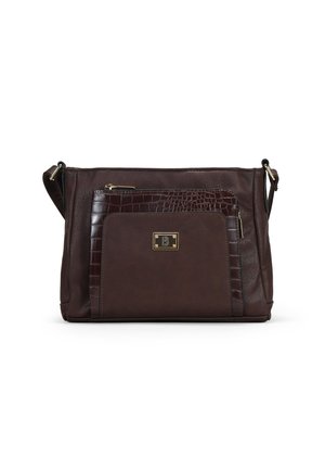 CON CREMALLERA - Bandolera - marron