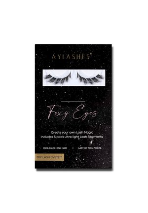 Aylashes AYLASHES KÜNSTLICHE WIMPERN FOXY EYES MAXI  (4-16 MM) - Künstliche Wimpern - schwarz