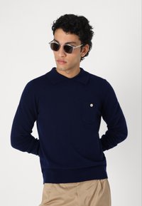 pure cashmere MEN SWEATER - Pulóver - navy