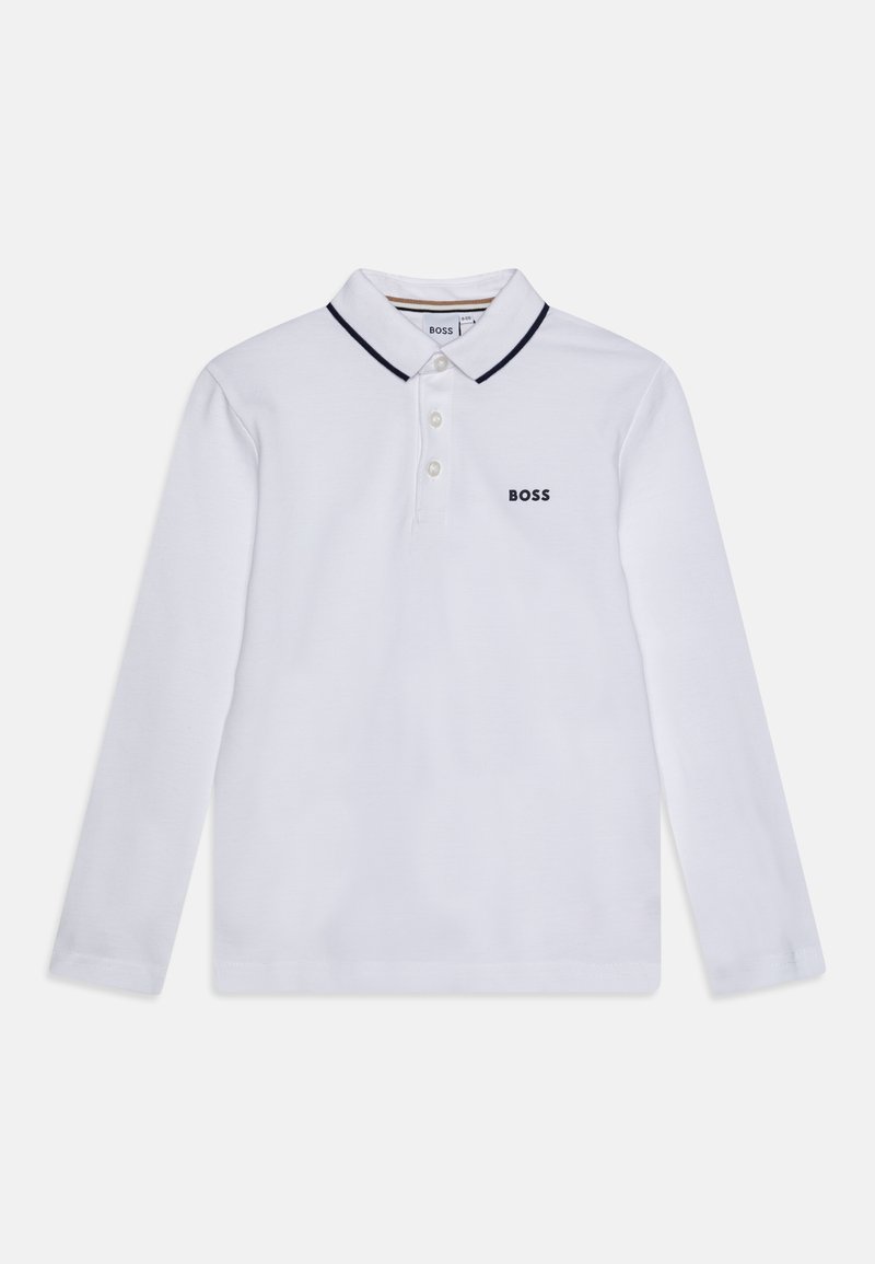 BOSS Kidswear LONG SLEEVE - Poloshirt - white/wei - Zalando.de