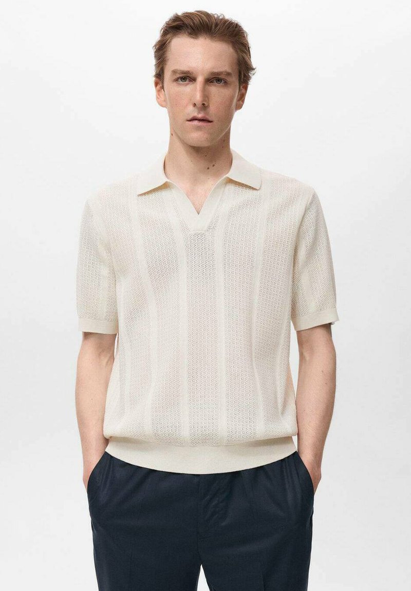 Mango - OPENWORK - Polo - off white, Ingrandire