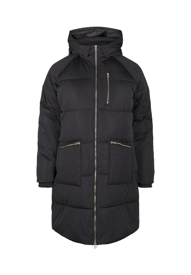 Zizzi Wintermantel zwart