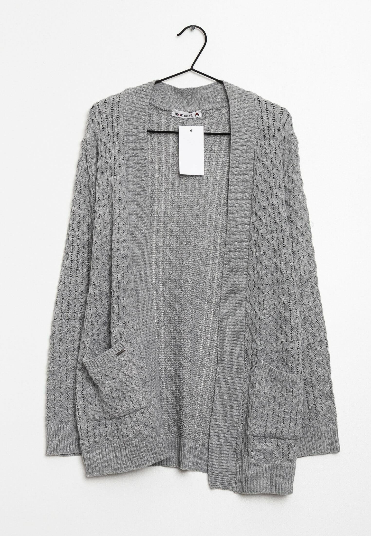 Monari Strickjacke grey/grau (Pre-owned) Zalando