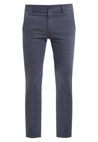 BOSS Chino kalhoty - blue-grey