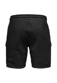 Humy MIT ELASTISCHEM BUND UND CARGOTASCHEN A S - Shorts - schwarz
