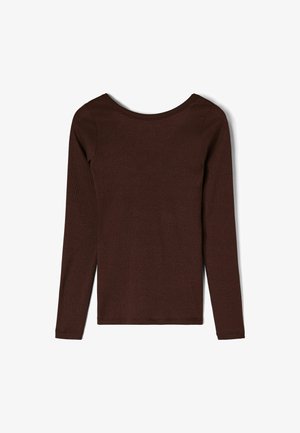 Intimissimi, RIBBED WITH BACK NECKLINE - Maglione - brown