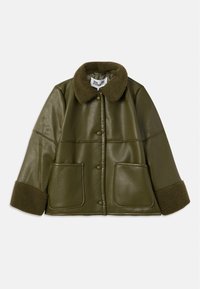 BIRDIE - Giacca in similpelle - olive